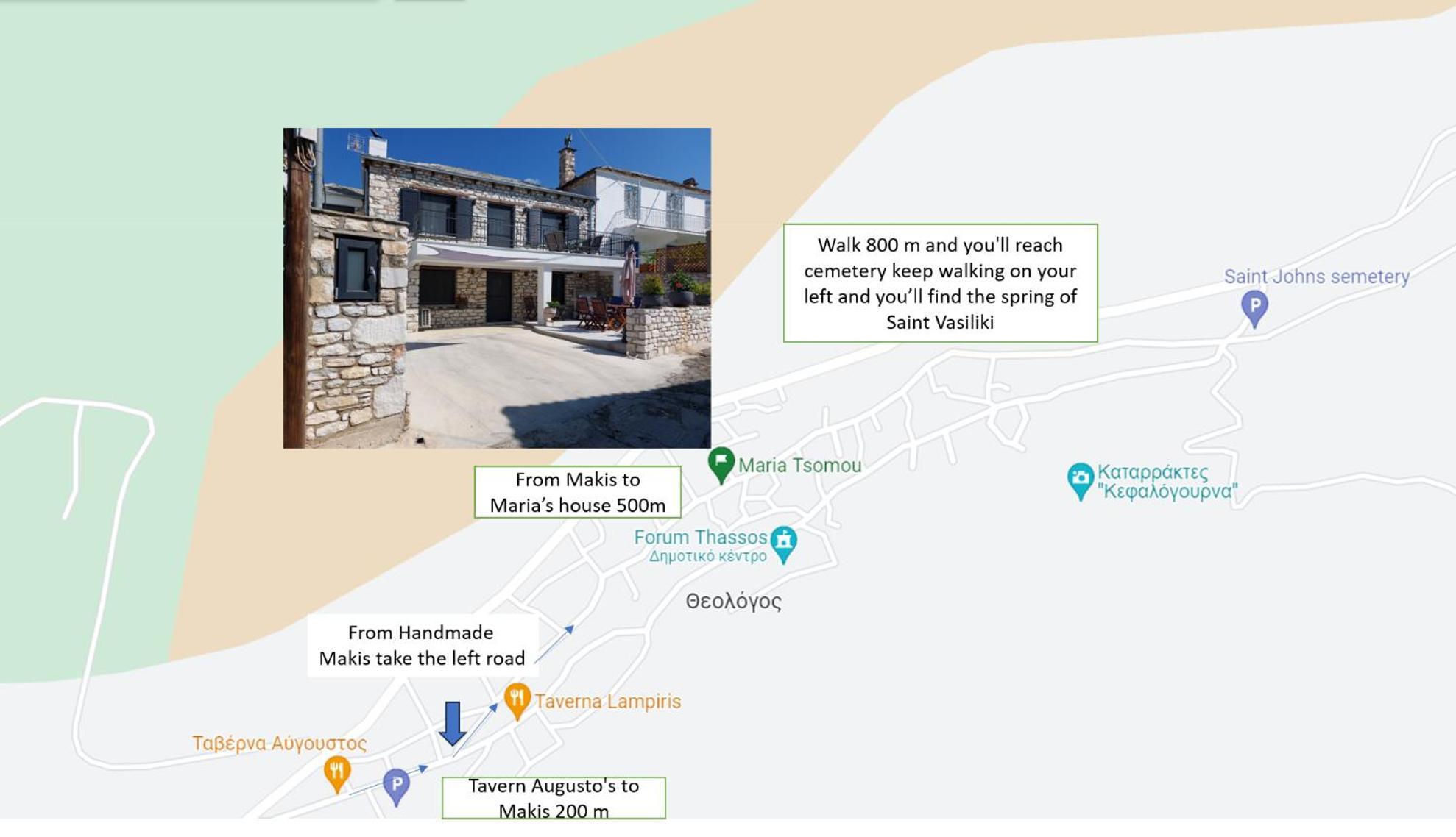 Maria Tsomou Theologos (Thasos) Exterior foto
